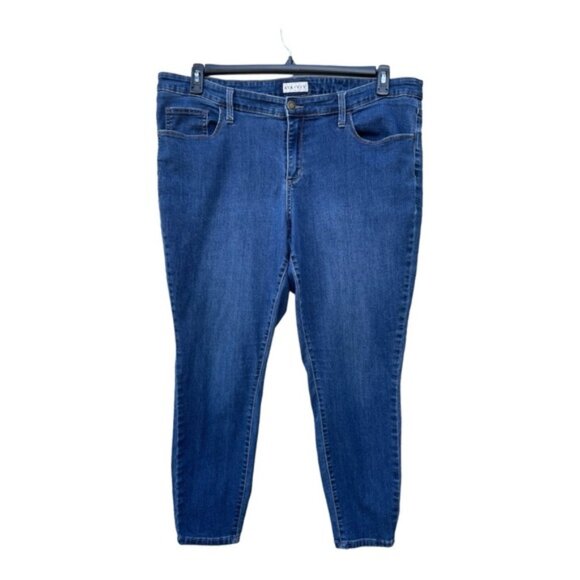 Ava & Viv Mid Rise 5-pocket Skinny Jeans Size 20 - Picture 1 of 8